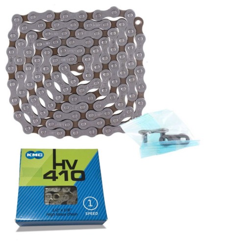 Przejdź do produktu KMC Łańcuch HV 410 112 ogniw szaro brązowy BOX