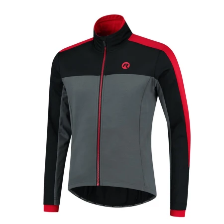 Rogelli bluza FREEZE szaro czarno czerwona XL - rove.pl
