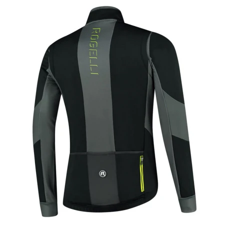 Rogelli bluza BRAVE czarno szaro żółta M - rove.pl