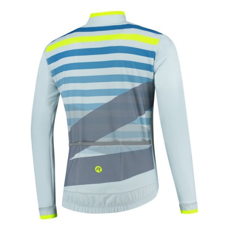 Rogelli bluza STRIPE szaro zielono żółta M - rove.pl