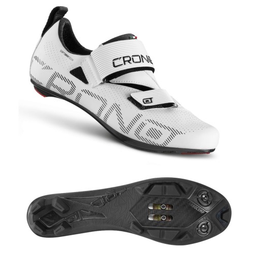 Przejdź do produktu CRONO buty triatlonowe CT-1-20 białe 44 kompozyt