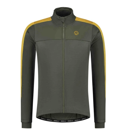 Rogelli bluza FREEZE zielono musztardowa M - rove.pl