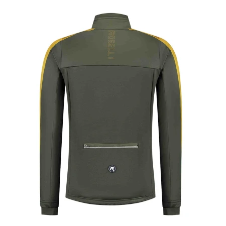 Rogelli bluza FREEZE zielono musztardowa M - rove.pl
