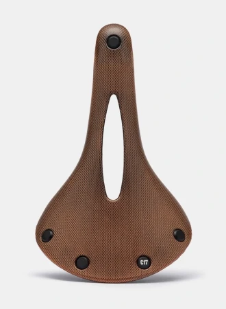 Siodło Brooks C17 Carved Orange Cambium