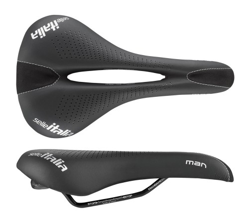 Przejdź do produktu Siodło SELLE ITALIA SPORTOURING MAN GEL ADVAN L2, Pręty Manganowe, Żel (NEW 2026)