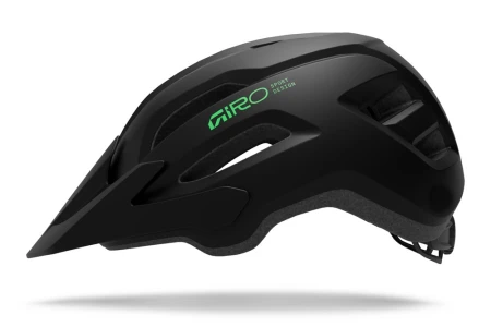 Kask dziecięcy juniorski GIRO FIXTURE II matte black/vivid green roz. Uniwersalny (50-57 cm) (NEW 2026) - rove.pl