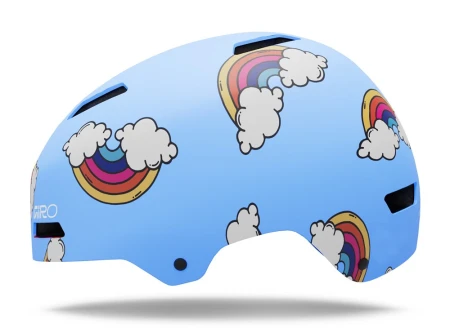 Kask dziecięcy juniorski GIRO DIME FS matte multi rainbow roz. S (51-55 cm) (NEW 2026)