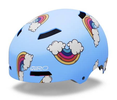 Kask dziecięcy juniorski GIRO DIME FS matte multi rainbow roz. S (51-55 cm) (NEW 2026) - rove.pl