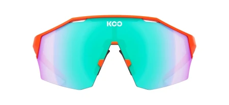 Okulary Koo Alibi Orange Matt, Green Mirror Lenses, Large - rove.pl