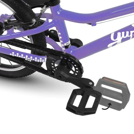 Rower dziecięcy Yupii 16″ fiolet