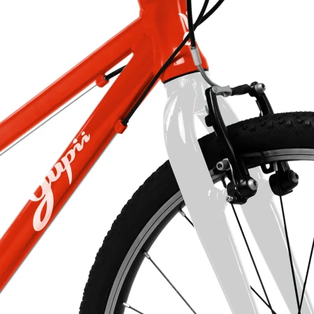 Rower młodzieżowy Yupii 24″ czerwony