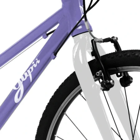 Rower młodzieżowy Yupii 24″ fiolet