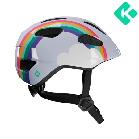 Kask dziecięcy Lazer Pnut 2.0 KinetiCore rainbow 46-52