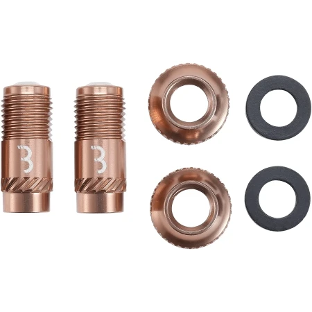Zawór wentyla BBB CoreCap 2 szt.copper