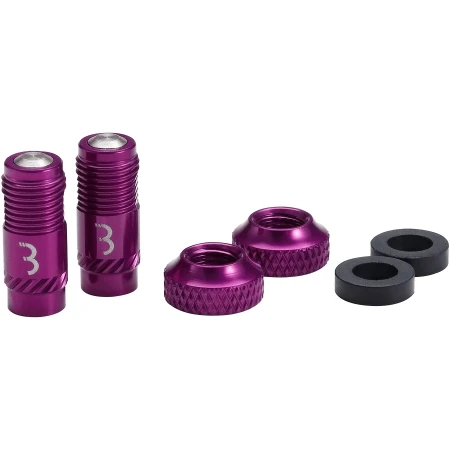 Zawór wentyla BBB CoreCap 2 szt.purple