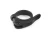 Obejma podsiod.Loop QR 34.9, z zaciskiem, czar.anod.