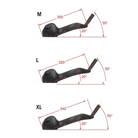 Przystawka czasowa Vision Metron TFE EVO Extension L/R 340mm L size B6