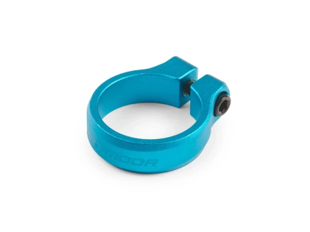 Obejma podsiod.Loop Bolt 34.9,śruba,turkus.anod.