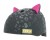 Kask dziecięcy juniorski KRASH LEOPARD KITTY BLACK roz. M YOUTH FS 8+ (54-58 cm) (NEW 2026)