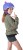 Kask dziecięcy juniorski KRASH LEOPARD KITTY roz. M YOUTH 8+ (54-58 cm) (NEW 2026)