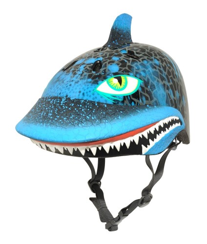 Przejdź do produktu Kask dziecięcy juniorski RASKULLZ SHARK ATTAX black roz. S CHILD FS 5+ (50-54 cm) (NEW 2026)