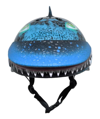 Kask dziecięcy juniorski RASKULLZ SHARK ATTAX black roz. S CHILD FS 5+ (50-54 cm) (NEW 2026) - rove.pl