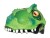 Kask dziecięcy juniorski RASKULLZ T-REX AWESOME green roz. S CHILD FS 5+ (50-54 cm) (NEW 2026) - rove.pl