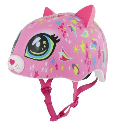 Przejdź do produktu Kask dziecięcy juniorski RASKULLZ ASTRO CAT pink roz. S CHILD FS 5+ (50-54 cm) (NEW 2026)