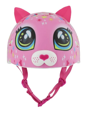 Kask dziecięcy juniorski RASKULLZ ASTRO CAT pink roz. S CHILD FS 5+ (50-54 cm) (NEW 2026) - rove.pl