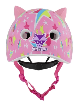 Kask dziecięcy juniorski RASKULLZ ASTRO CAT pink roz. XS TODDLER FS 3+ (48-52 cm) (NEW 2026) - rove.pl
