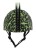 Kask dziecięcy juniorski RASKULLZ T-REX BONEZ MOHAWK black roz. S CHILD FS 5+ (50-54 cm) (NEW 2026)