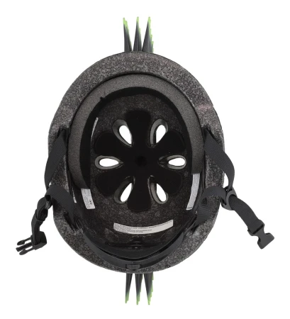 Kask dziecięcy juniorski RASKULLZ T-REX BONEZ MOHAWK black roz. S CHILD FS 5+ (50-54 cm) (NEW 2026)