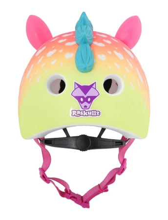 Kask dziecięcy juniorski RASKULLZ SUPER RAINBOW CORN roz. S CHILD FS 5+ (50-54 cm) (NEW 2026) - rove.pl