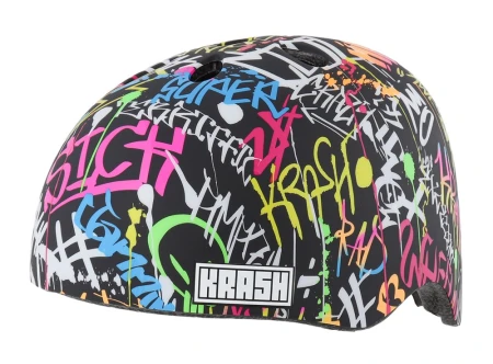 Kask dziecięcy juniorski KRASH STREET WRITER POP 2D roz. M YOUTH FS 8+ (54-58 cm) (NEW 2026) - rove.pl