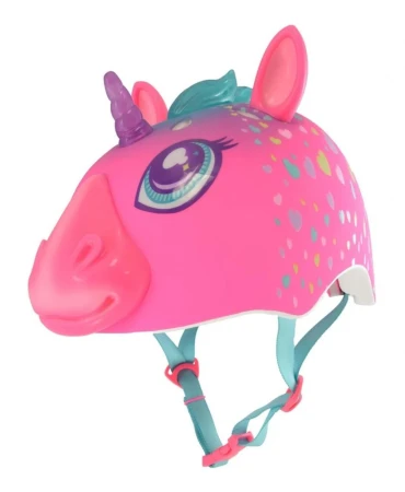 Kask dziecięcy juniorski RASKULLZ SUPER RAINBOW CORN LED roz. S CHILD FS 5+ (50-54 cm) (NEW 2026) - rove.pl