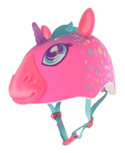 Przejdź do produktu Kask dziecięcy juniorski RASKULLZ SUPER RAINBOW CORN LED roz. S CHILD FS 5+ (50-54 cm) (NEW 2026)