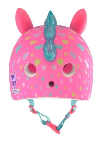 Kask dziecięcy juniorski RASKULLZ SUPER RAINBOW CORN LED roz. S CHILD FS 5+ (50-54 cm) (NEW 2026)