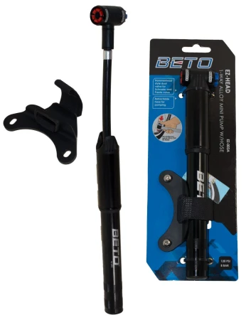 Pompka z wężykiem BETO EZ-003A aluminium - rove.pl