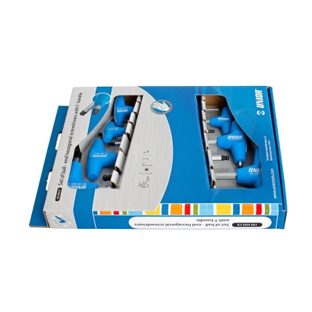 UNIOR zestaw kluczy imbusowych kulistych 2,5-10 - rove.pl