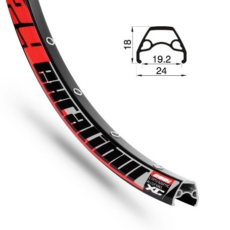 Przejdź do produktu Obręcz RODI EXCALIBUR XC 27,5"x19 czarna 32 otw.