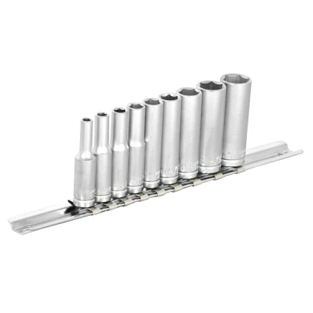 UNIOR Zestaw kluczy nasadowych 1/4'' długich - rove.pl