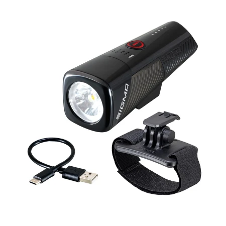 Sigma lampka przednia BUSTER 800 HL czarna - rove.pl