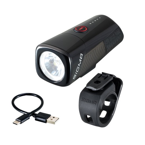 Przejdź do produktu Sigma lampka przednia BUSTER 400 FL czarna