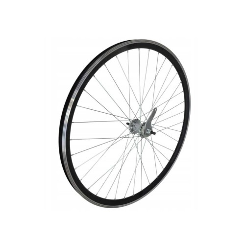 Przejdź do produktu Koło 28'' tył torpedo stożek P-srebrna/O-czarna