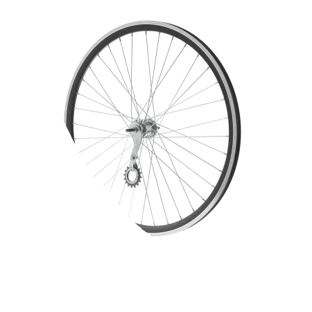 Koło 26'' tył torpedo stożek srebrne/czarne - rove.pl
