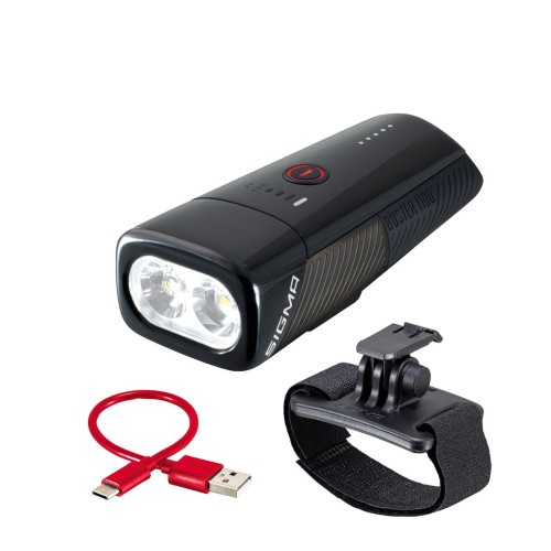 Przejdź do produktu Sigma lampka przednia BUSTER 1100 HL czarna