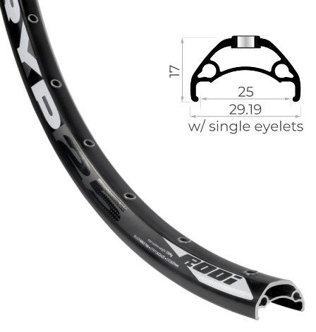 Przejdź do produktu Obręcz RODI TRYP25 29'' 622x25 czarna 32 otw.
