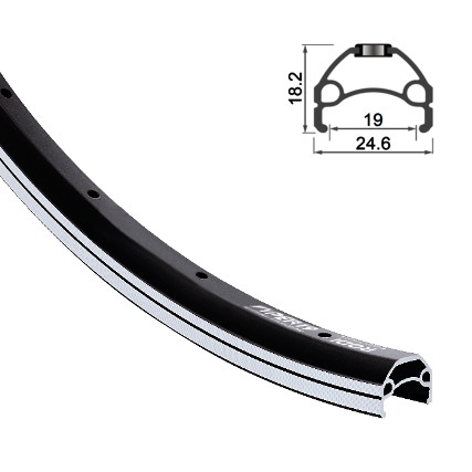 Przejdź do produktu Obręcz VIPER 28'' 622x19 czarna 36 otw.