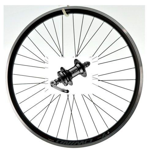 Przejdź do produktu Koło 27,5'' przód 6 śrub QR O-czarna/P-czarna