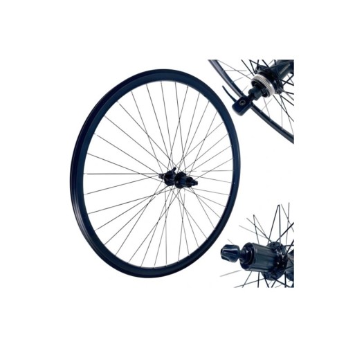 Przejdź do produktu Koło 27,5'' tył kas. SHM Cent. QR 25mm O-cz./P-cz.